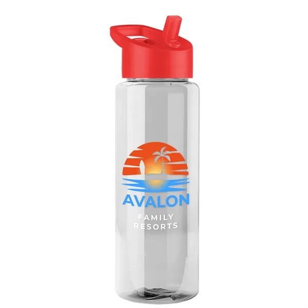 Guzzler 32 Oz. Transparent Bottle with Straw Handle Lid... from ASI 40480 Koozie Group