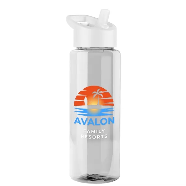 Guzzler 32 Oz. Transparent Bottle with Straw Handle Lid... from ASI 40480 Koozie Group