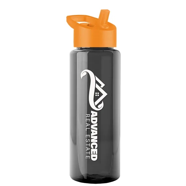 Guzzler 32 Oz. Transparent Bottle with Straw Handle Lid... from ASI 40480 Koozie Group