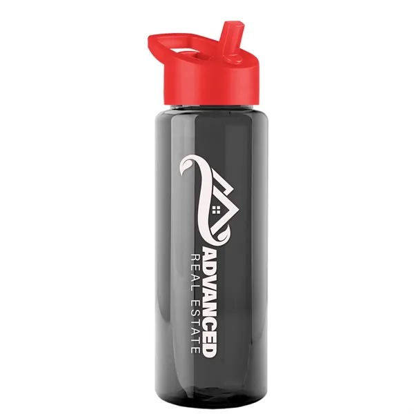 Guzzler 32 Oz. Transparent Bottle with Straw Handle Lid... from ASI 40480 Koozie Group