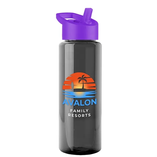 Guzzler 32 Oz. Transparent Bottle with Straw Handle Lid... from ASI 40480 Koozie Group