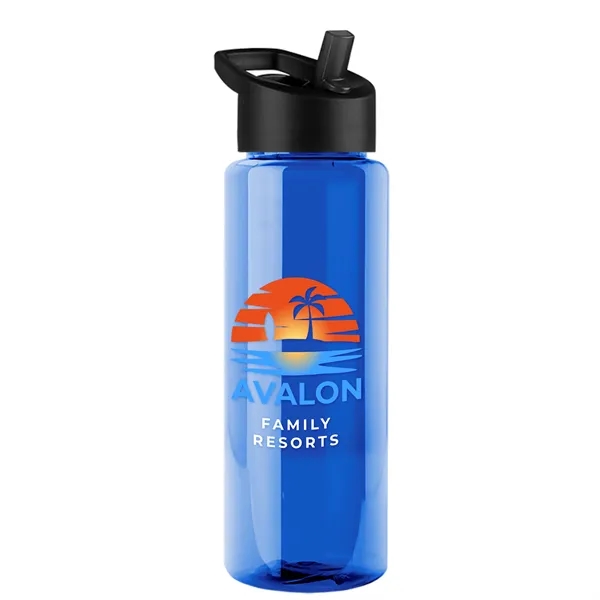 Guzzler 32 Oz. Transparent Bottle with Straw Handle Lid... from ASI 40480 Koozie Group