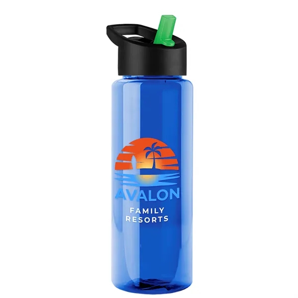 Guzzler 32 Oz. Transparent Bottle with Straw Handle Lid... from ASI 40480 Koozie Group