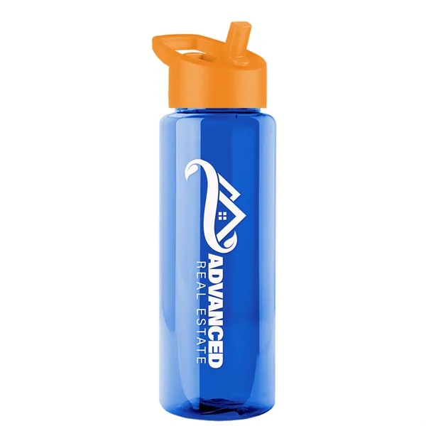 Guzzler 32 Oz. Transparent Bottle with Straw Handle Lid... from ASI 40480 Koozie Group