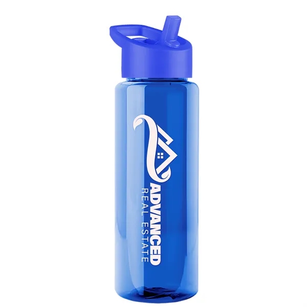Guzzler 32 Oz. Transparent Bottle with Straw Handle Lid... from ASI 40480 Koozie Group