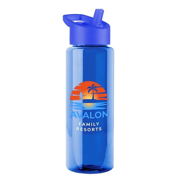 Guzzler 32 Oz. Transparent Bottle with Straw Handle Lid... from ASI 40480 Koozie Group