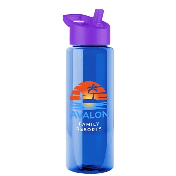 Guzzler 32 Oz. Transparent Bottle with Straw Handle Lid... from ASI 40480 Koozie Group