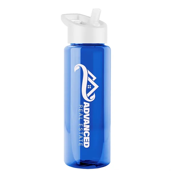 Guzzler 32 Oz. Transparent Bottle with Straw Handle Lid... from ASI 40480 Koozie Group
