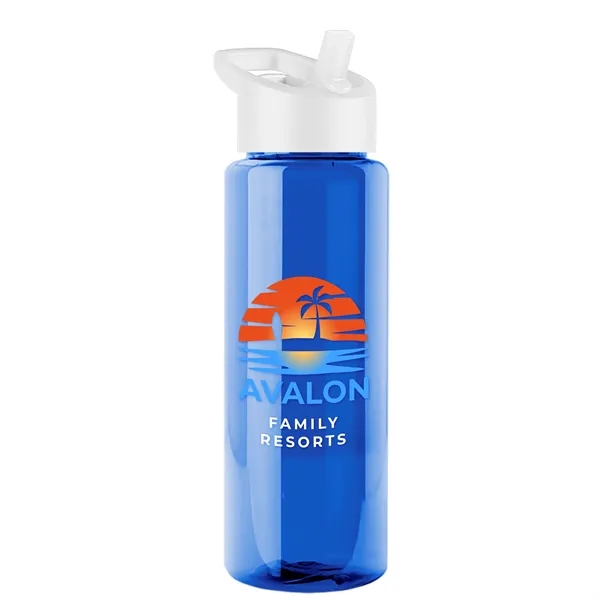Guzzler 32 Oz. Transparent Bottle with Straw Handle Lid... from ASI 40480 Koozie Group