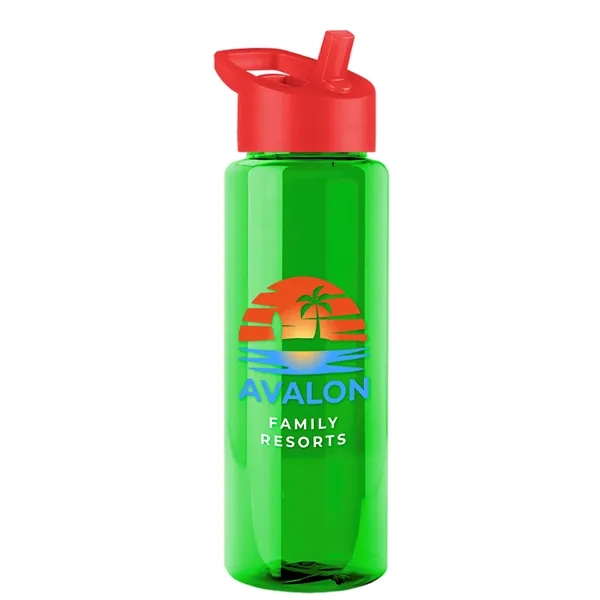 Guzzler 32 Oz. Transparent Bottle with Straw Handle Lid... from ASI 40480 Koozie Group