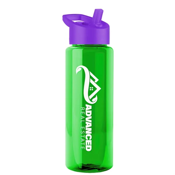 Guzzler 32 Oz. Transparent Bottle with Straw Handle Lid... from ASI 40480 Koozie Group