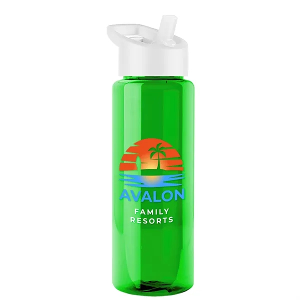 Guzzler 32 Oz. Transparent Bottle with Straw Handle Lid... from ASI 40480 Koozie Group