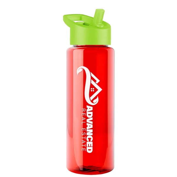Guzzler 32 Oz. Transparent Bottle with Straw Handle Lid... from ASI 40480 Koozie Group