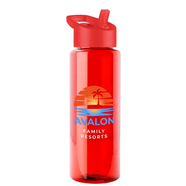 Guzzler 32 Oz. Transparent Bottle with Straw Handle Lid... from ASI 40480 Koozie Group