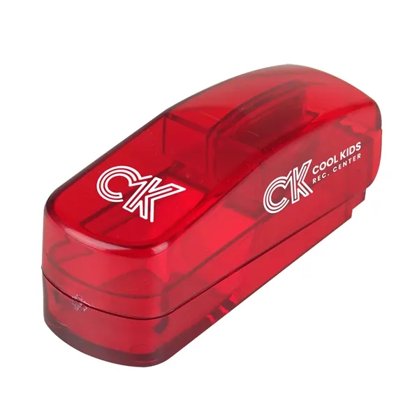 Cuts Pills Safely and Easily. Storage compartment for pills.... from ASI 40480 Koozie Group