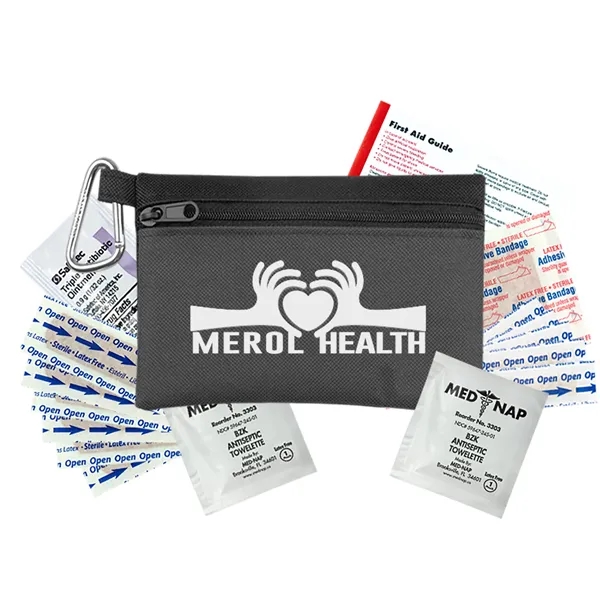 Polyester tote first aid kit.... from ASI 40480 Koozie Group