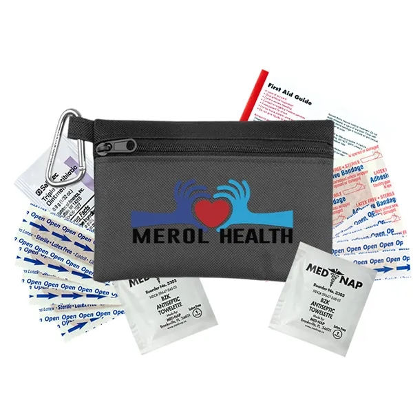 Polyester tote first aid kit.... from ASI 40480 Koozie Group