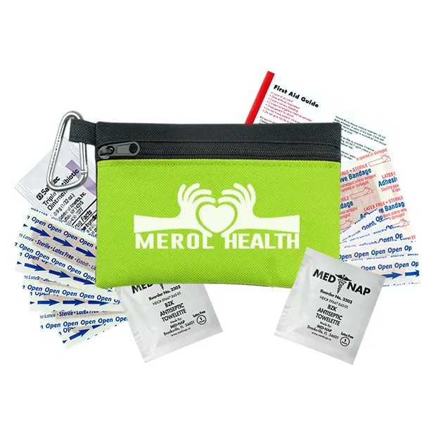 Polyester tote first aid kit.... from ASI 40480 Koozie Group