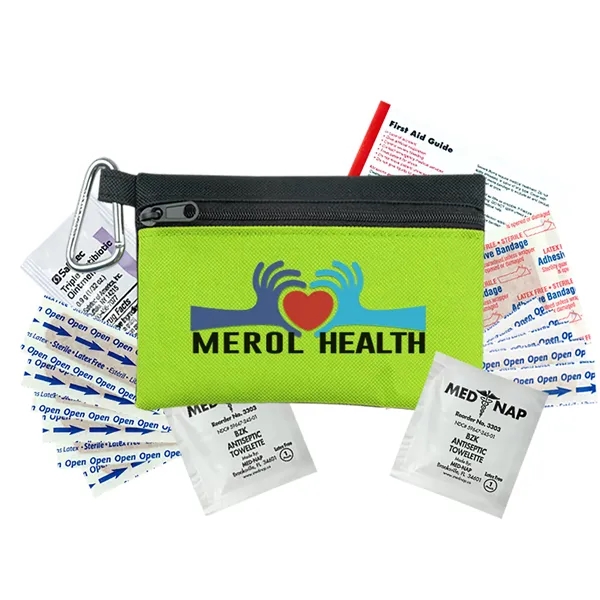 Polyester tote first aid kit.... from ASI 40480 Koozie Group