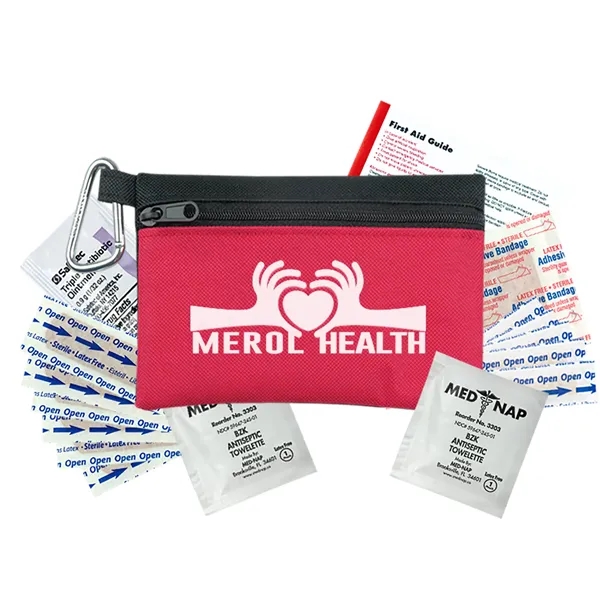 Polyester tote first aid kit.... from ASI 40480 Koozie Group