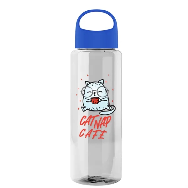 32 oz. Transparent Bottle with Oval Crest lid. Go Big and... from ASI 40480 Koozie Group