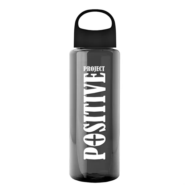 32 oz. Transparent Bottle with Oval Crest lid. Go Big and... from ASI 40480 Koozie Group