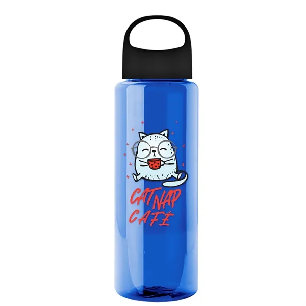 32 oz. Transparent Bottle with Oval Crest lid. Go Big and... from ASI 40480 Koozie Group