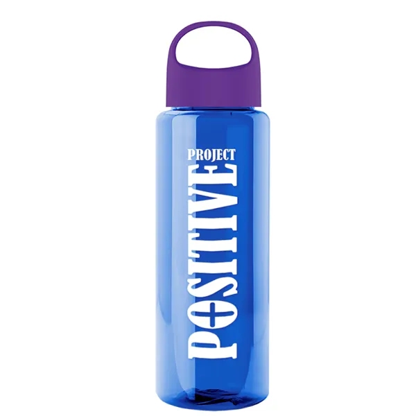 32 oz. Transparent Bottle with Oval Crest lid. Go Big and... from ASI 40480 Koozie Group