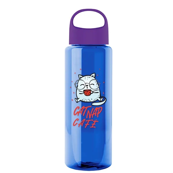 32 oz. Transparent Bottle with Oval Crest lid. Go Big and... from ASI 40480 Koozie Group