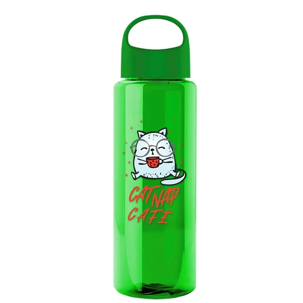 32 oz. Transparent Bottle with Oval Crest lid. Go Big and... from ASI 40480 Koozie Group