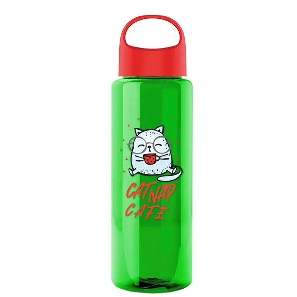 32 oz. Transparent Bottle with Oval Crest lid. Go Big and... from ASI 40480 Koozie Group