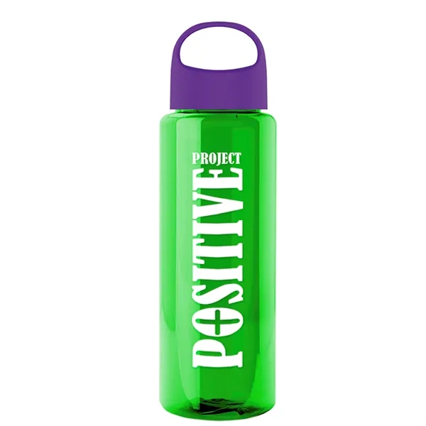 32 oz. Transparent Bottle with Oval Crest lid. Go Big and... from ASI 40480 Koozie Group