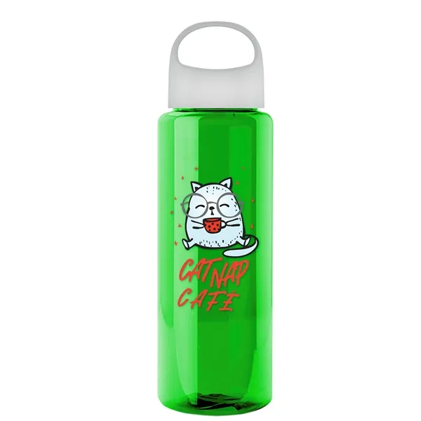 32 oz. Transparent Bottle with Oval Crest lid. Go Big and... from ASI 40480 Koozie Group