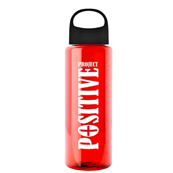 32 oz. Transparent Bottle with Oval Crest lid. Go Big and... from ASI 40480 Koozie Group
