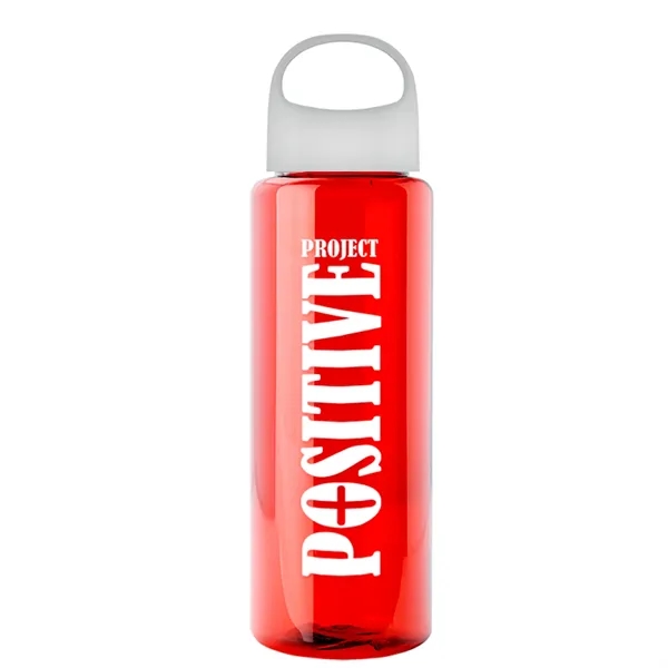 32 oz. Transparent Bottle with Oval Crest lid. Go Big and... from ASI 40480 Koozie Group