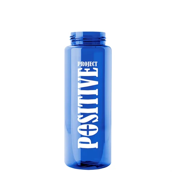 32 oz. Transparent Bottle with Oval Crest lid. Go Big and... from ASI 40480 Koozie Group