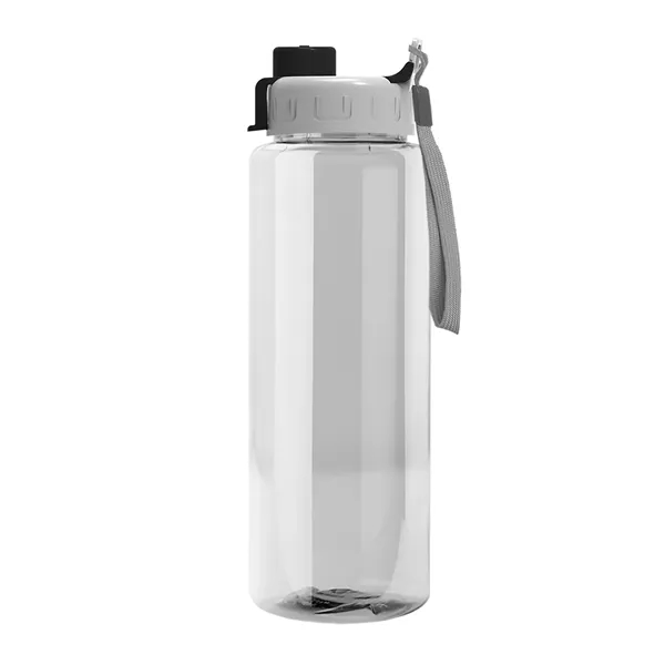 32 oz Transparent Sports Bottles with Quick Snap Drink-thru Lid... from ASI 40480 Koozie Group
