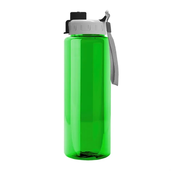 32 oz Transparent Sports Bottles with Quick Snap Drink-thru Lid... from ASI 40480 Koozie Group