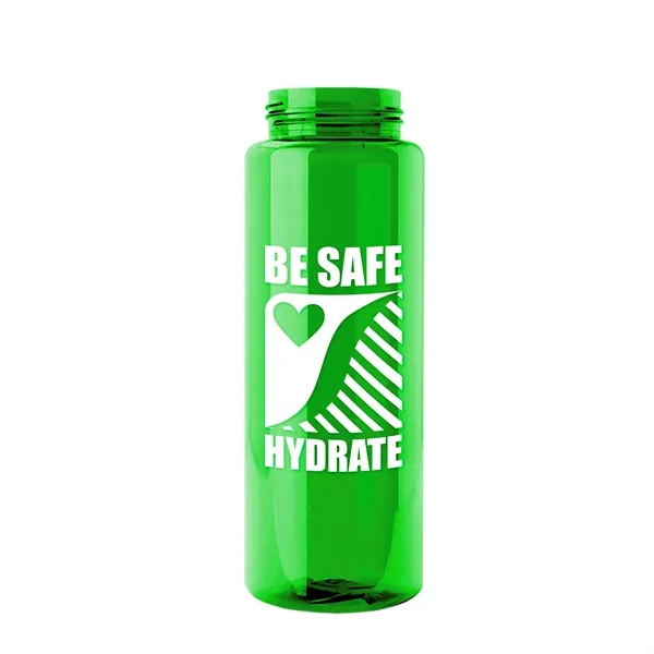 32 oz Transparent Sports Bottles with Quick Snap Drink-thru Lid... from ASI 40480 Koozie Group