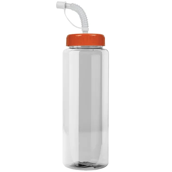 Transparent sports bottle, 32 oz. made of reusable and recyclable PETE.... from ASI 40480 Koozie Group