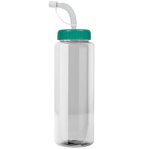 Transparent sports bottle, 32 oz. made of reusable and recyclable PETE.... from ASI 40480 Koozie Group