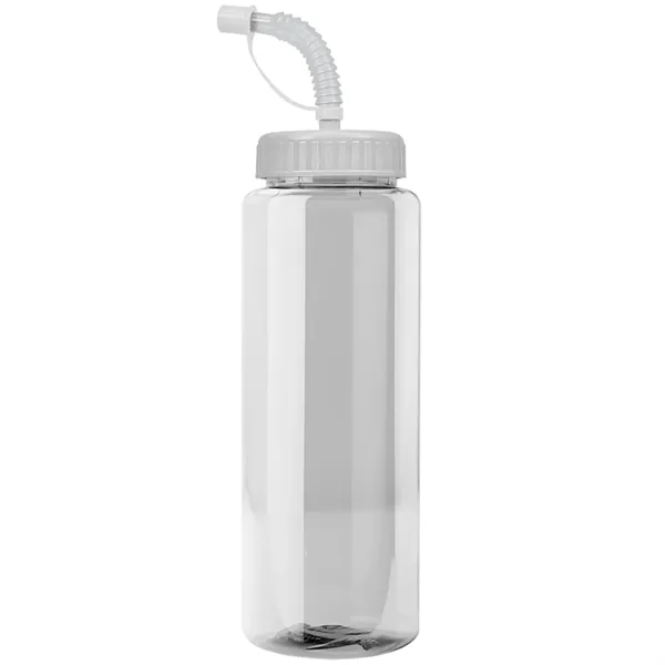 Transparent sports bottle, 32 oz. made of reusable and recyclable PETE.... from ASI 40480 Koozie Group