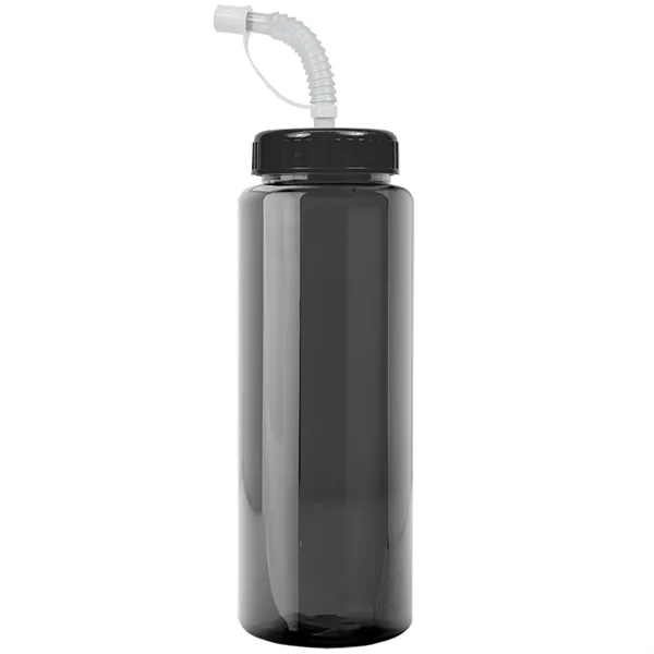 Transparent sports bottle, 32 oz. made of reusable and recyclable PETE.... from ASI 40480 Koozie Group