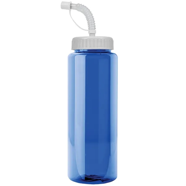 Transparent sports bottle, 32 oz. made of reusable and recyclable PETE.... from ASI 40480 Koozie Group