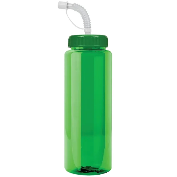 Transparent sports bottle, 32 oz. made of reusable and recyclable PETE.... from ASI 40480 Koozie Group