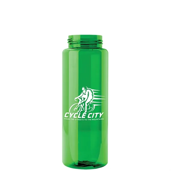 Transparent sports bottle, 32 oz. made of reusable and recyclable PETE.... from ASI 40480 Koozie Group
