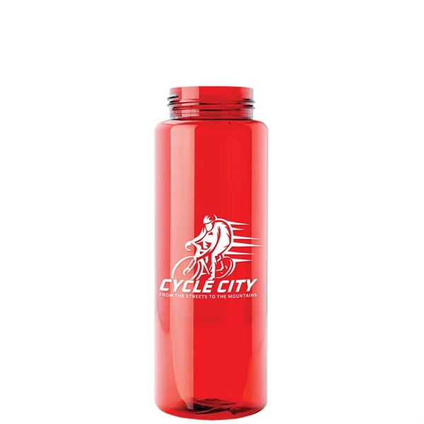 Transparent sports bottle, 32 oz. made of reusable and recyclable PETE.... from ASI 40480 Koozie Group