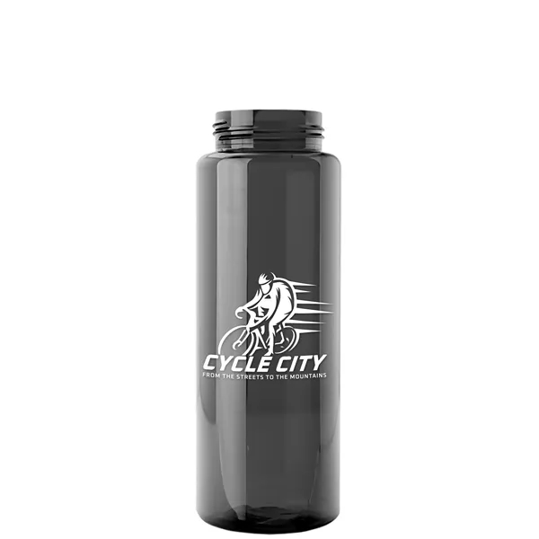 Transparent sports bottle, 32 oz. made of reusable and recyclable PETE.... from ASI 40480 Koozie Group