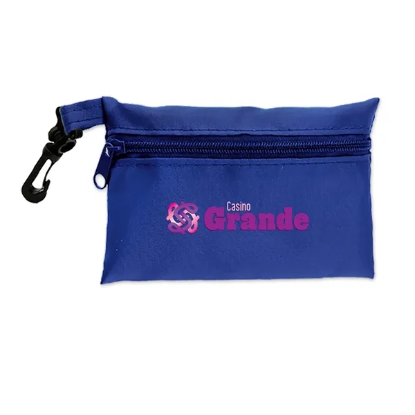 Polyester Zip Tote with clip.... from ASI 40480 Koozie Group
