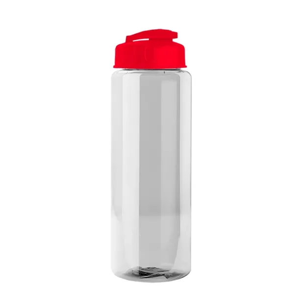 The Guzzler - 32 oz. Transparent Bottle with USA Flip lid... from ASI 40480 Koozie Group